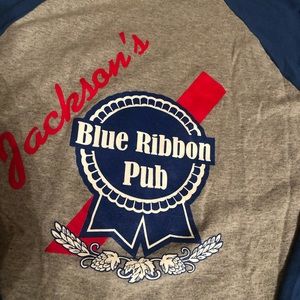 Blue ribbon shirt. Authentic